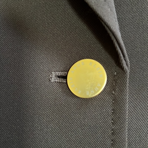 Ann Klein blazer with scarf, size 10, brown - Picture 4 of 6